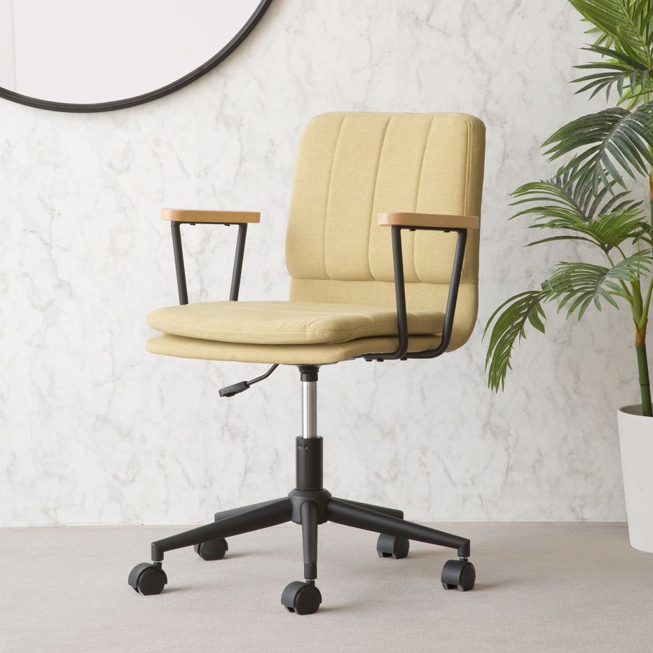 Christie silla de escritorio de color blanco con ruedas