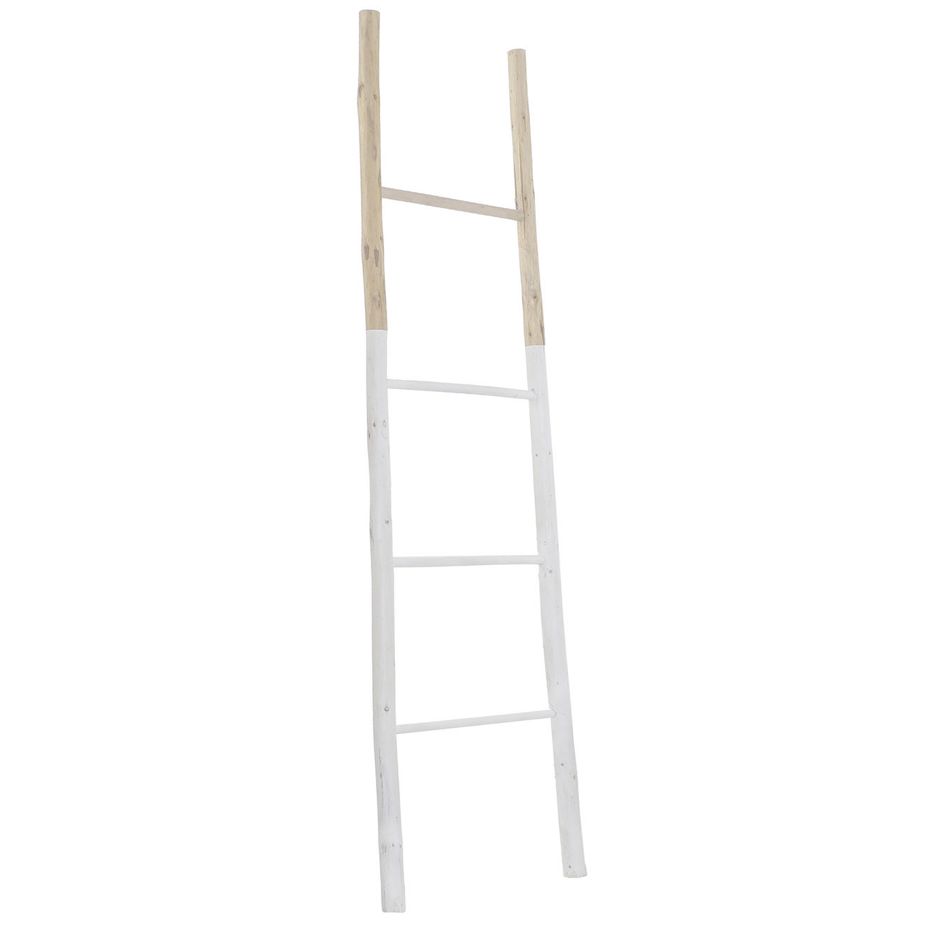 Flie Porte Serviette Bois Escalier Blanc