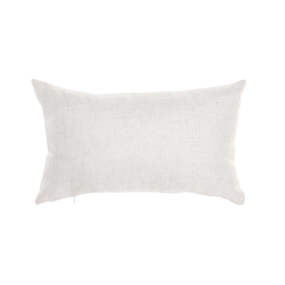 Zeta cojin poliester blanco