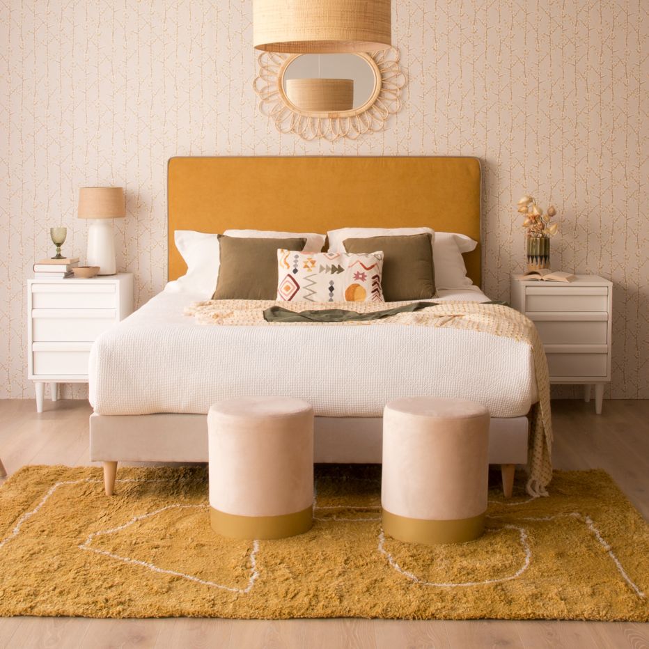 Padma base de cama tapizada 135x190