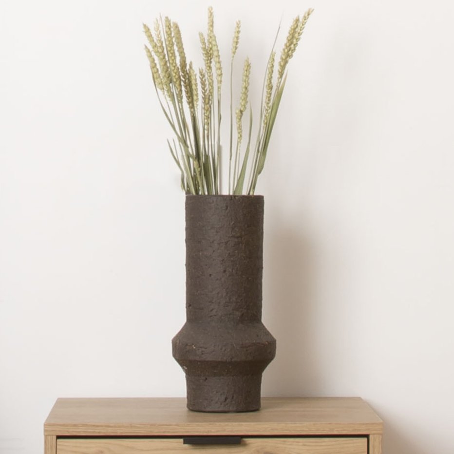 Kole pot anthracite terracotta h30