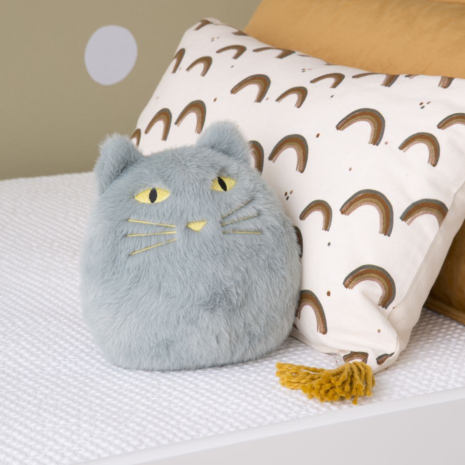 Peluche Chat Coussin