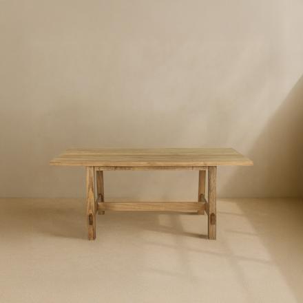 Briscoe mesa de comedor rectangular de madera maciza de araucaria
