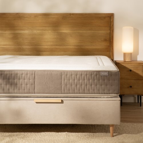 Epona matelas à ressorts ensachés et viscoélastique 135 x 190 cm
