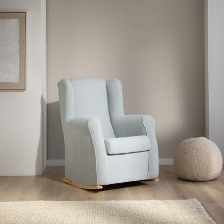 Danat fauteuil à bascule bleu turquoise