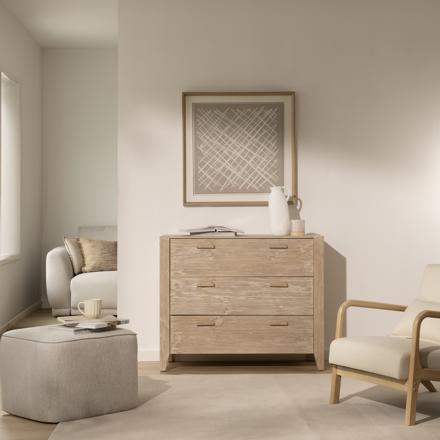 Gautier cómoda de madera maciza de araucaria
