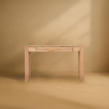 Hiba mueble recibidor con almacenaje de madera maciza de araucaria