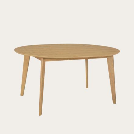 Vivien mesa de comedor extensible redonda 120/150 de madera natural