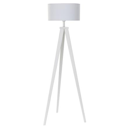 Tury lampe sur pied en bois polyester blanc