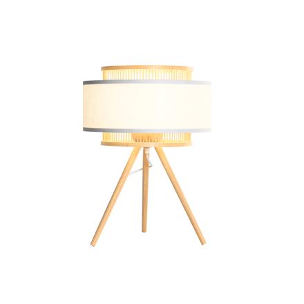 Nesma lâmpada de mesa de bambu