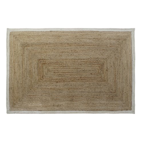 Aram alfombra jute marron claro