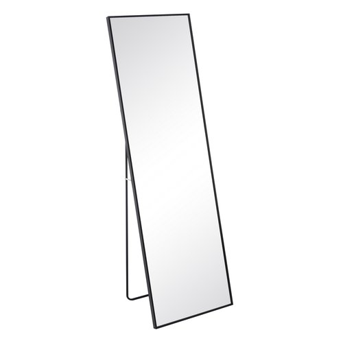 Viky spiegel zwart aluminium- glas