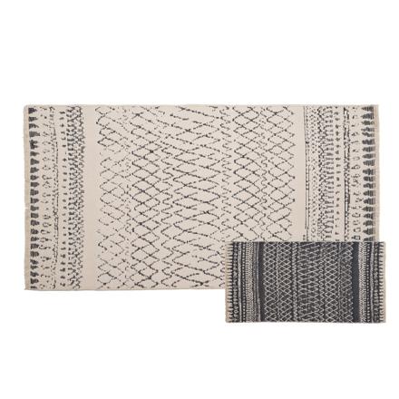 Meko alfombra reversible de salón de algodón rectangular