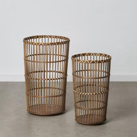 Dero set of 2 bamboo baskets