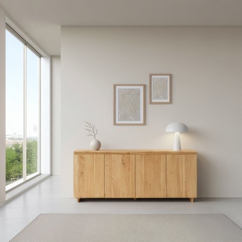 Livenza aparador de madera maciza de acacia