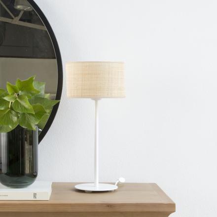 Laly lampe table base blanc 