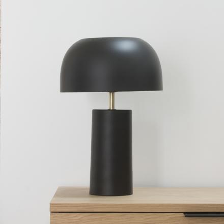 Hana lampe de table noire en métal h38