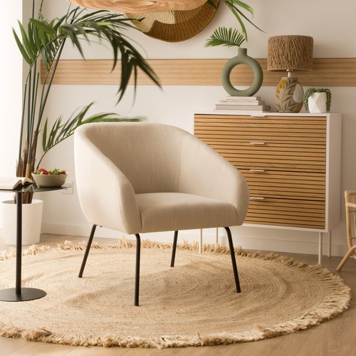Viggo sessel beige polster