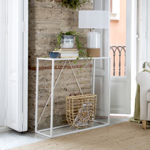 Camden mobile ingresso stretto in metallo bianco