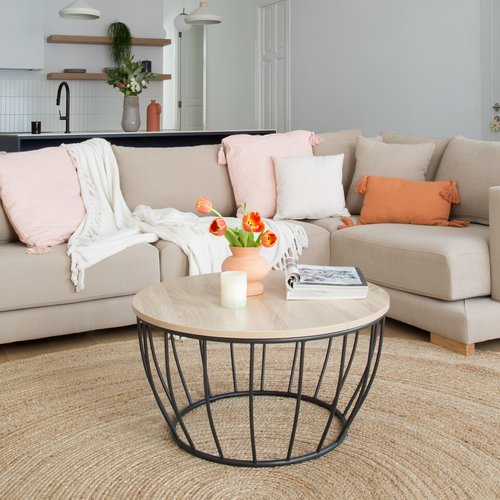 Liverpool mesa de centro redonda