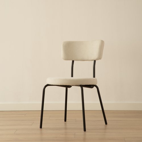 Chesir sedia rivestita bianco