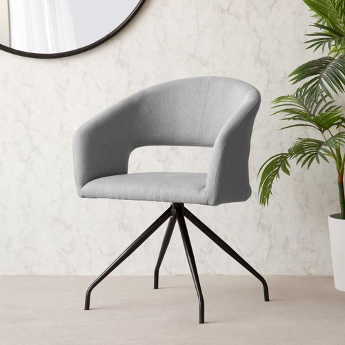 Austen silla de escritorio giratoria de color gris